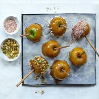 Homemade toffee apples image