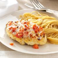 Bruschetta-Topped Chicken & Spaghetti image
