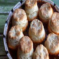 Basic Meat Pot Pie With Biscuit Topping_image