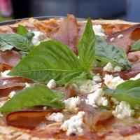 Prosciutto and Goat Cheese Pizza image