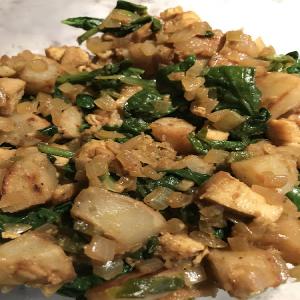 Saag Aloo (Indian Potatoes with Spinach)_image