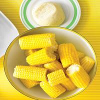 Corn on the Cob with Cheesy Butter_image