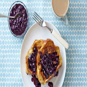 French Toast with Blueberry Maple Syrup_image