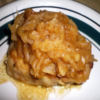 Pork Chops Smothered in Caramelized Onions image