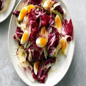Fennel and Radicchio Salad With Anchovy and Egg image