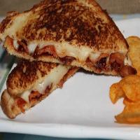 Bacon BBQ Grilled Cheese Sandwich_image