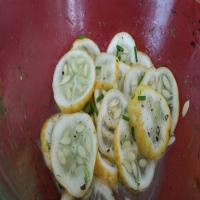 Cucumber Salad With Lemon Dill Dressing image