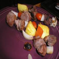 Anguilla Beef and Pineapple Kebabs from Longmeadow Farm image