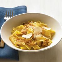 Pappardelle with Caramelized Onions and Parmesan image