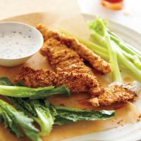 Crunchy Chicken Tenders with Herb-Buttermilk Dressing image