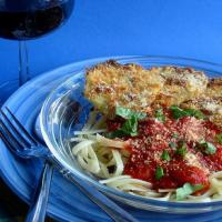 Baked Cheese Crusted Eggplant_image
