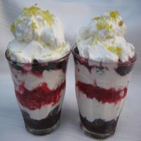 Macerated Berries With Whipped Cream image