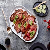 New York Strip Roast with Rosemary-Orange Crust and Herbed Butter_image