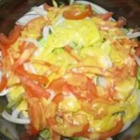 Mixed Salad with Mango Dressing_image