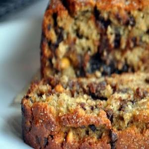 Peanut Butter Banana Bread with Chocolate Chips_image