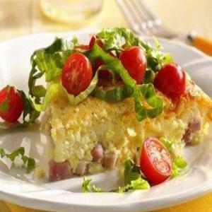 Impossibly Easy Chef'S Salad Pie_image