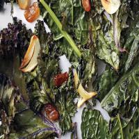 Roasted Kale, Golden Raisins, and Garlic image