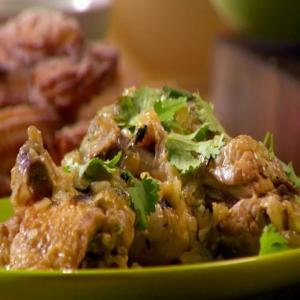 Braised Chicken with Tomatillos and Jalapenos image