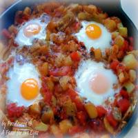 Eggs in Purgatory with Artichoke Hearts, Potatoes, and Capers Recipe - (4.5/5) image