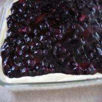 Blueberry Cheesecake Pudding Cake image