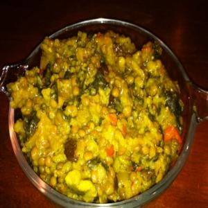 Curried Lentils and Rice image