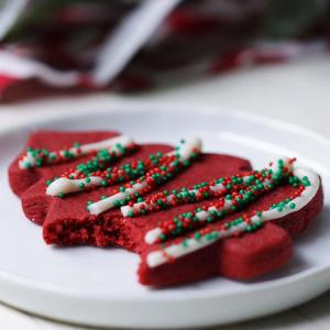 Red Velvet Shortbread Cookies Recipe by Tasty_image