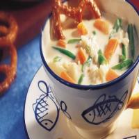 Creamy Vegetable-Cheese Soup image
