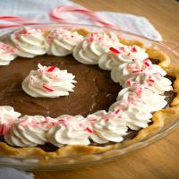 Chocolate Peppermint Cream Pie_image