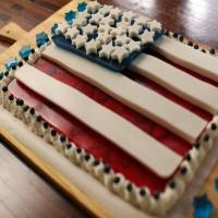 Red, White and Blue Gelatin Flag_image