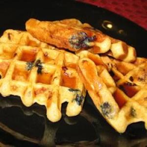Blueberry Oat Waffles_image