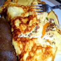 Sausage and Pepper Omelet (Low Carb) image