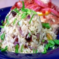Party Brown Rice With Pistachios and Cranberries image