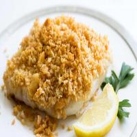 Baked Cod with Ritz Cracker Topping_image