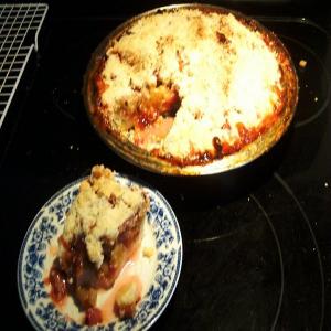 CRUSTY RHUBARB PIE .... no roll pastry_image