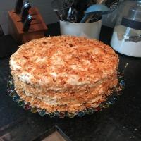 Coconut Layer Cake W/ Cream Cheese Coconut Frosting_image