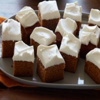 Spiced Pumpkin Bars with Cream Cheese Icing image