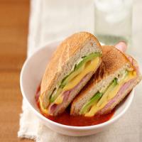 Ham & Cheese Sandwiches with Salsa image