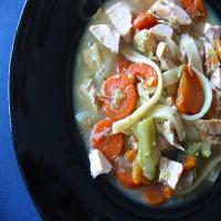 Crocked Chicken Noodle Stoup image