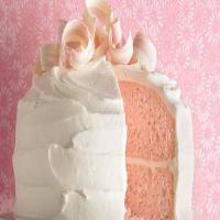 Pink Almond Party Cake image