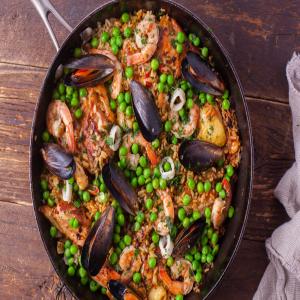 Spanish Seafood Paella_image