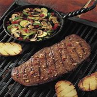 Grilled Southwestern Steak and Colorful Vegetables image