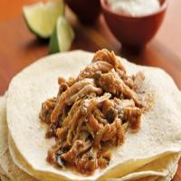 Slow-Cooker Green Chile Pulled Pork Burritos image