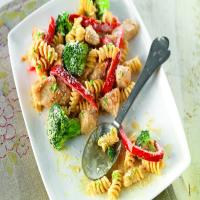 Creamy Chicken with Broccoli & Red Pepper Pasta image