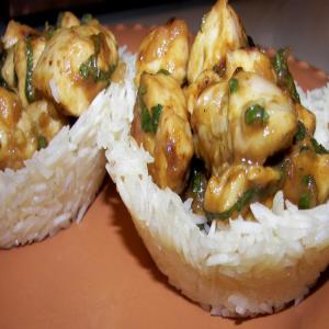 Chicken Curry in Crispy Rice Cases image