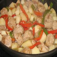 Country Sausage, Peppers and Potatoes_image