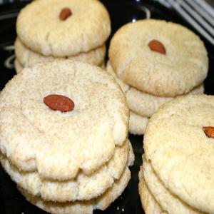 Ginger Almond Cookies_image
