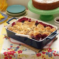 Blueberry-Apple Cobbler with Almond Topping_image