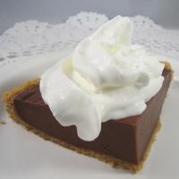 No-Bake Dark Chocolate Cream Pie image
