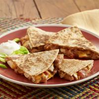 Refried Bean and Chicken Quesadillas_image