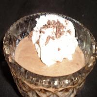Festive Chocolate Cream Pudding - Microwave_image